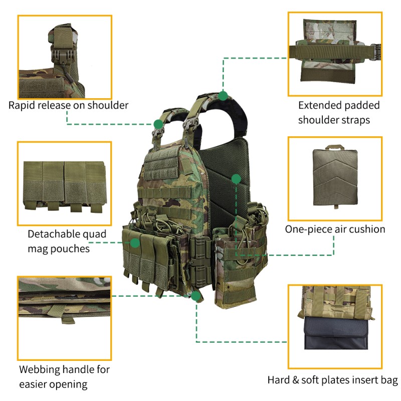 Plate Carrier Manufacturer - Sturdyarmor Stock Gilet