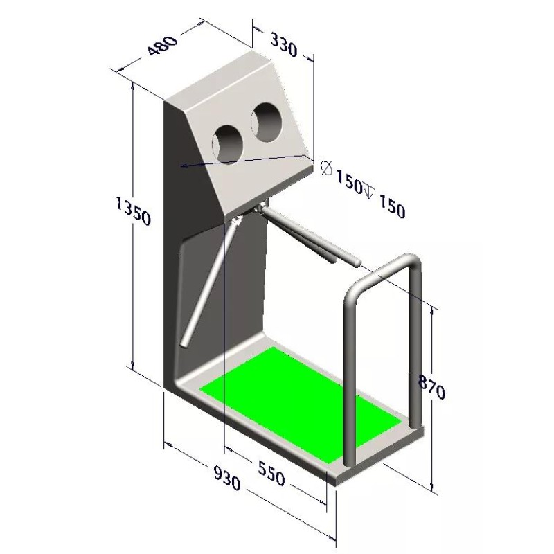 Hygiene Turnstile Supplier - Stainless Steel Hand Disinfection