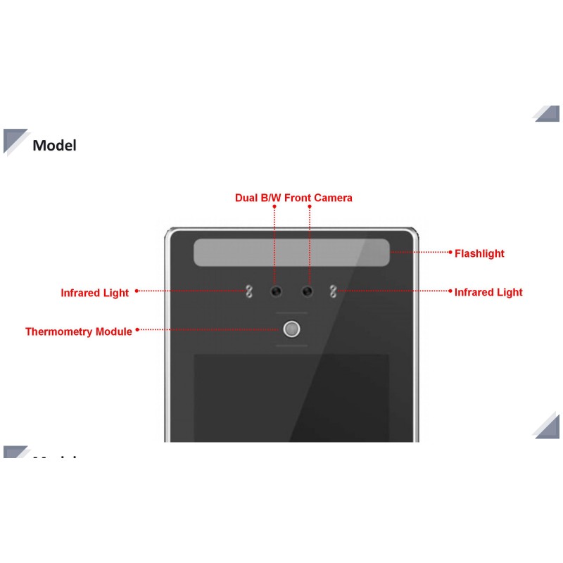 Access Control Machine Supplier - Waterproof Temp Detector