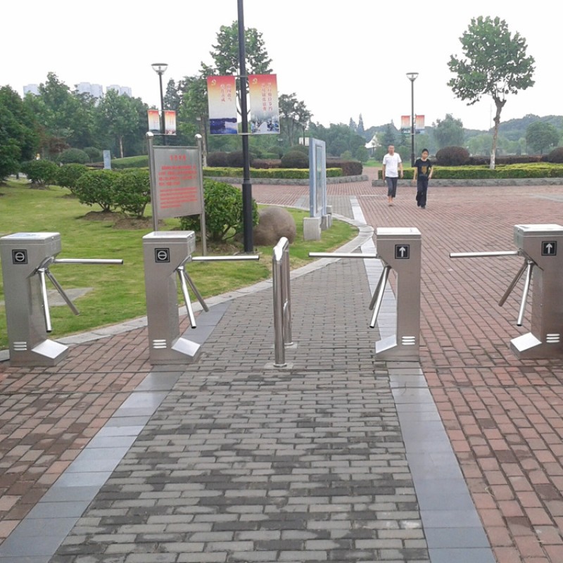 QR Scanner Turnstile Supplier - Vertical Tripod Wiegand RFID