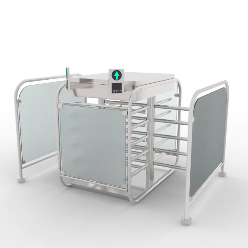 Revolving Turnstile Manufacturer - Waist High Biometric Access