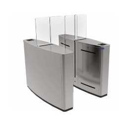 Sliding Turnstile Factory - Tempered Glass Full Height