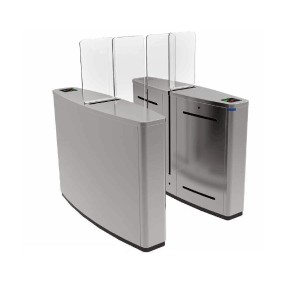 Sliding Turnstile Factory - Tempered Glass Full Height