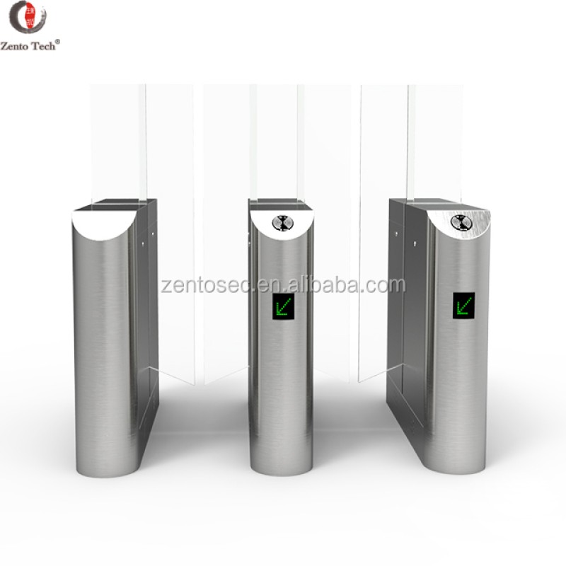 Sliding Turnstile Factory - Tempered Glass Full Height