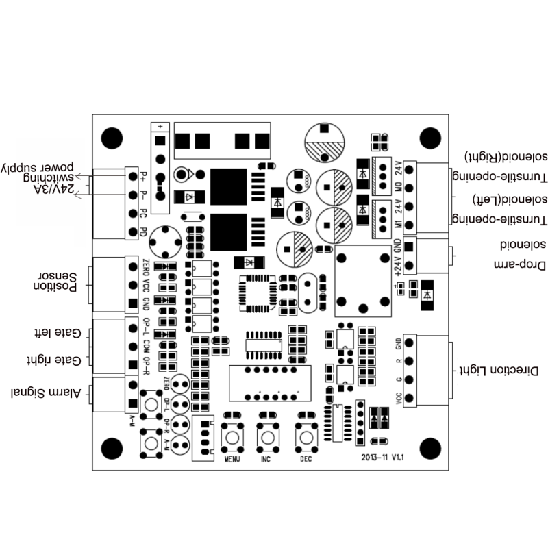 Control Board Factory - Turnstile PCB Circuit Board