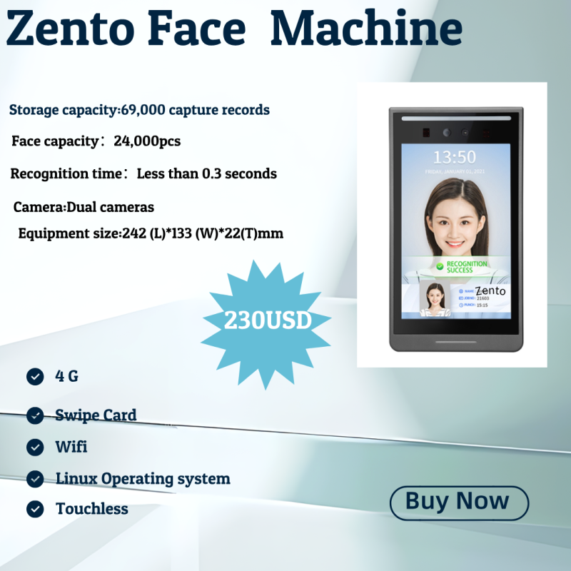 Time Attendance Supplier - Spanish Card Face Recognition