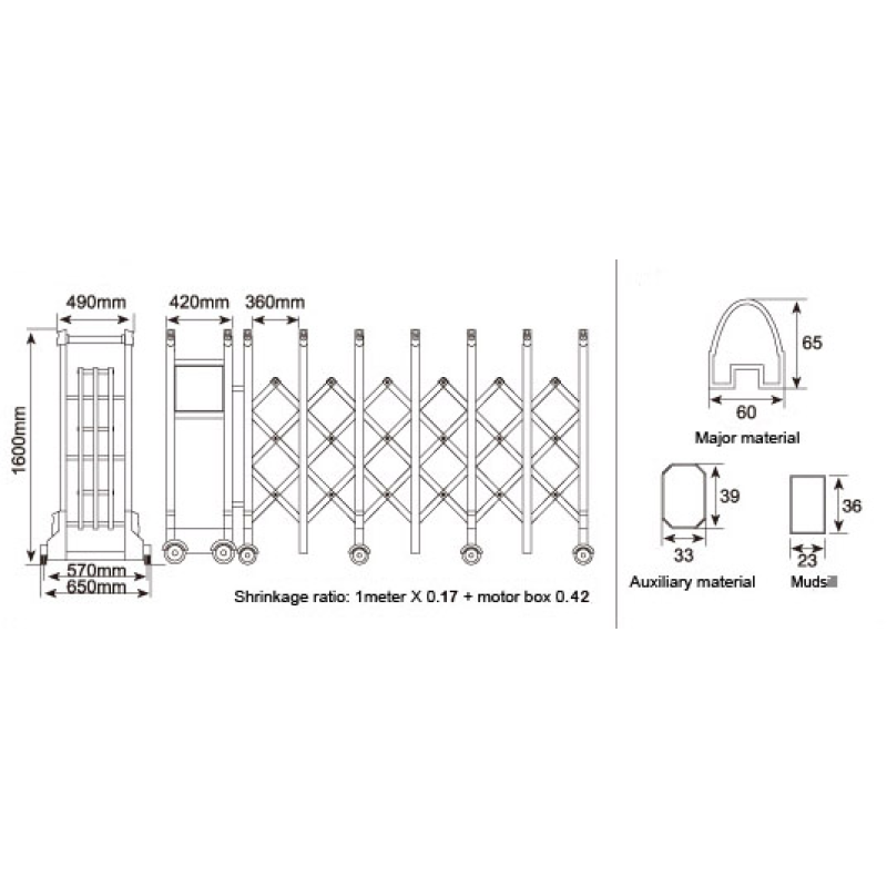 Electric Gate Supplier - Residential Collapsible Hotel