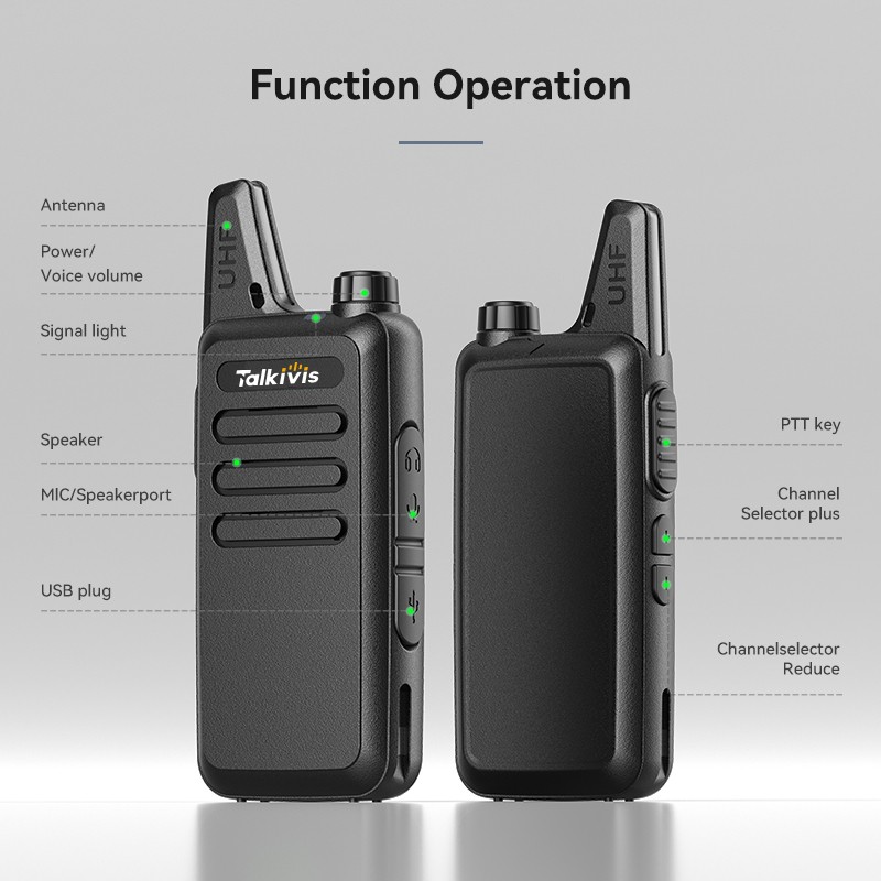 Handheld Radio Manufacturer - TK-C1 2W Power Analog