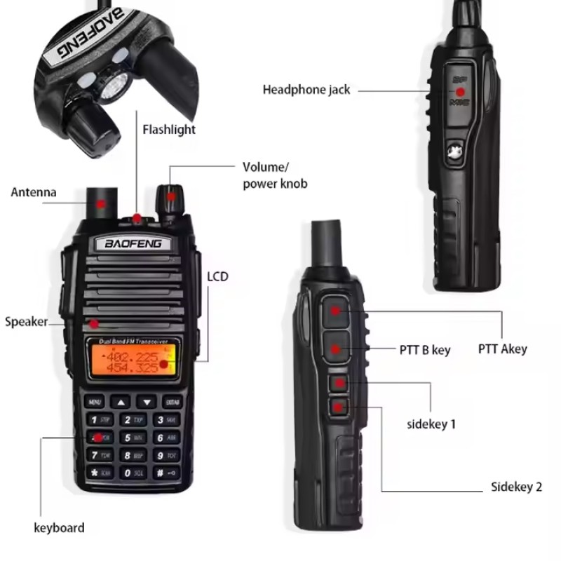 Handheld Radio Manufacturer - UV-82 Analog 5W 10KM