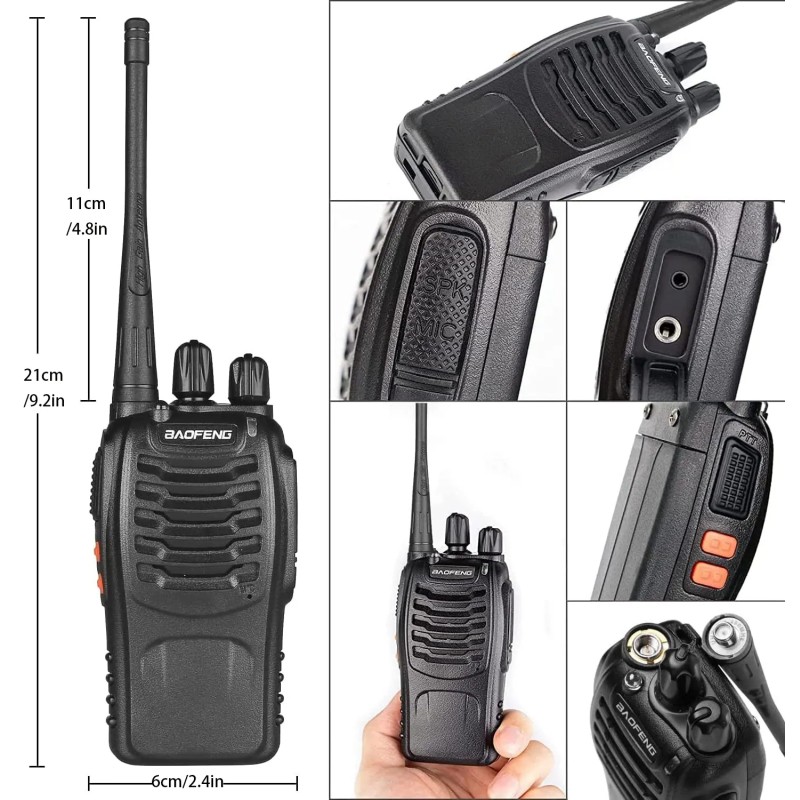 GMRS Radio Manufacturer - BF-888S 400-470MHz 2W