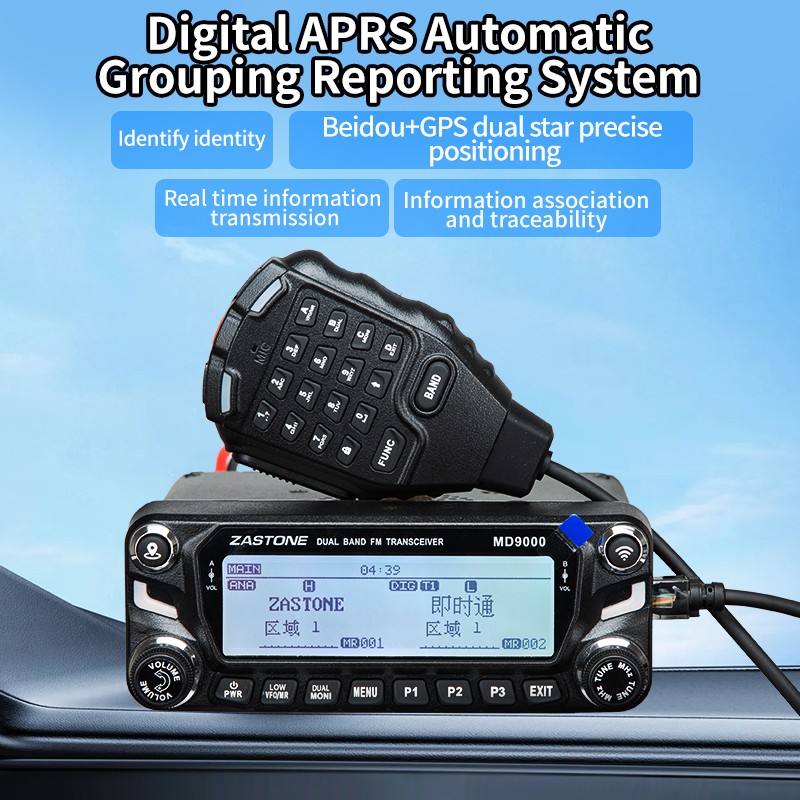 DMR Radio Factory - ZASTONE MD9000 Digital 50W GPS