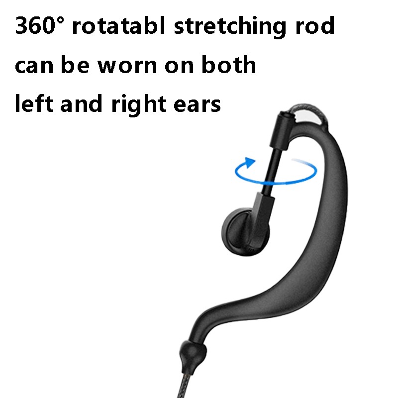 Earhook Headset Factory - Acoustic Mic PTT Two Way