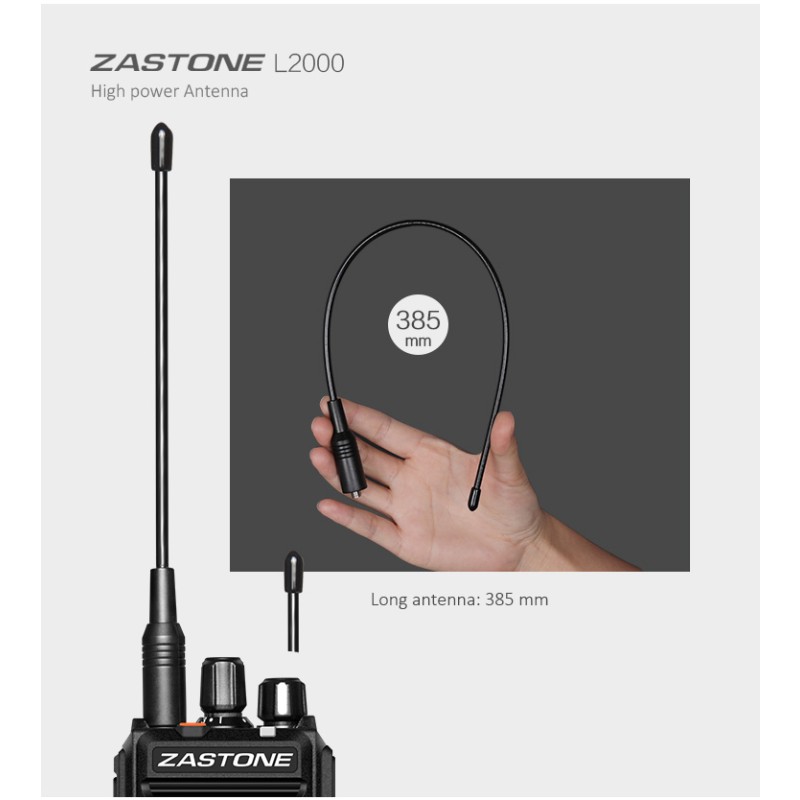 High Power Radio Supplier - 20Km Zastone L2000 20W