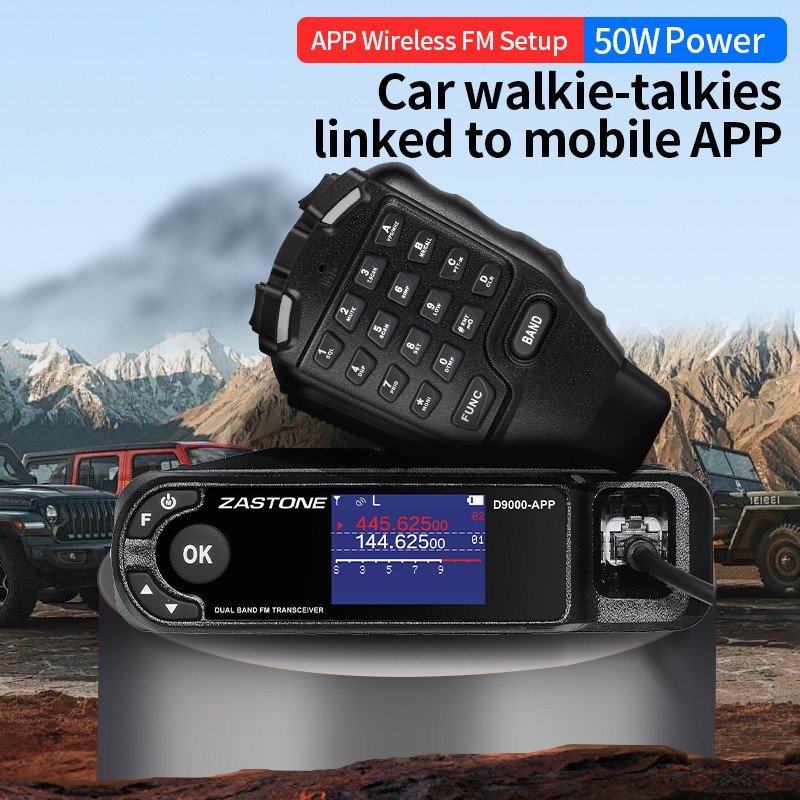 Car Radio Supplier - ZASTONE 50W UV Dual Band Mobile