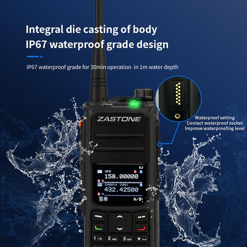 DMR Radio Supplier - ZASTONE UV008 Digital Two Way IP67