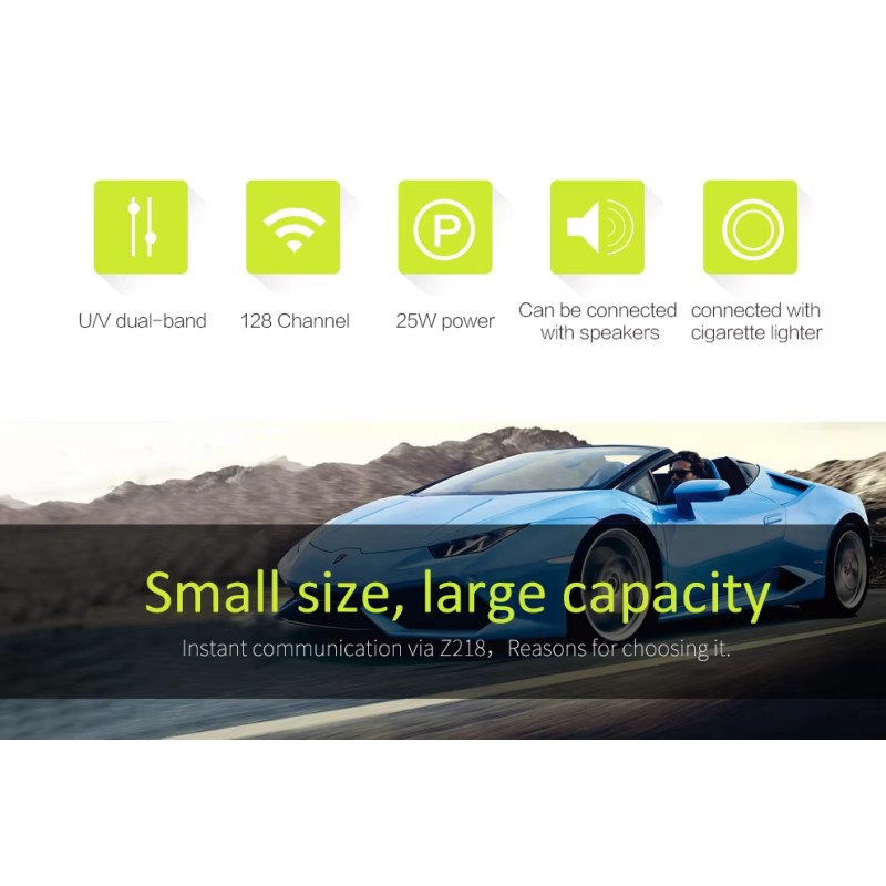 Small Station Supplier - ZASTONE Z218 25W Dual Band