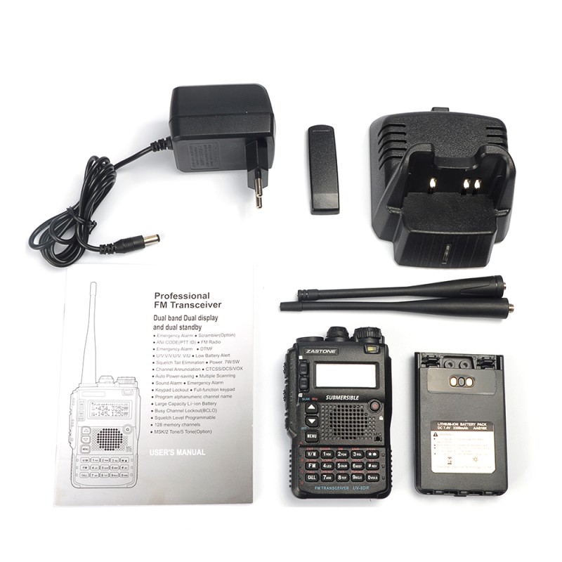 Tri Band Radio Supplier - 2023 ZASTONE UV-8DR 5W