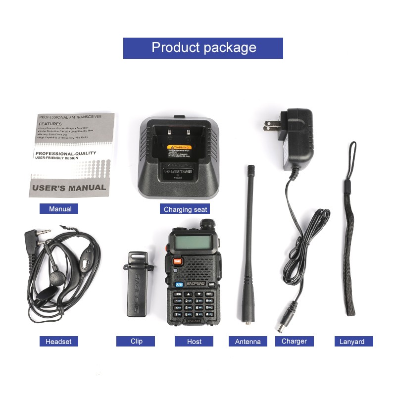 Walkie Talkie Factory - BAOFENG UV-5R Original Dual Band