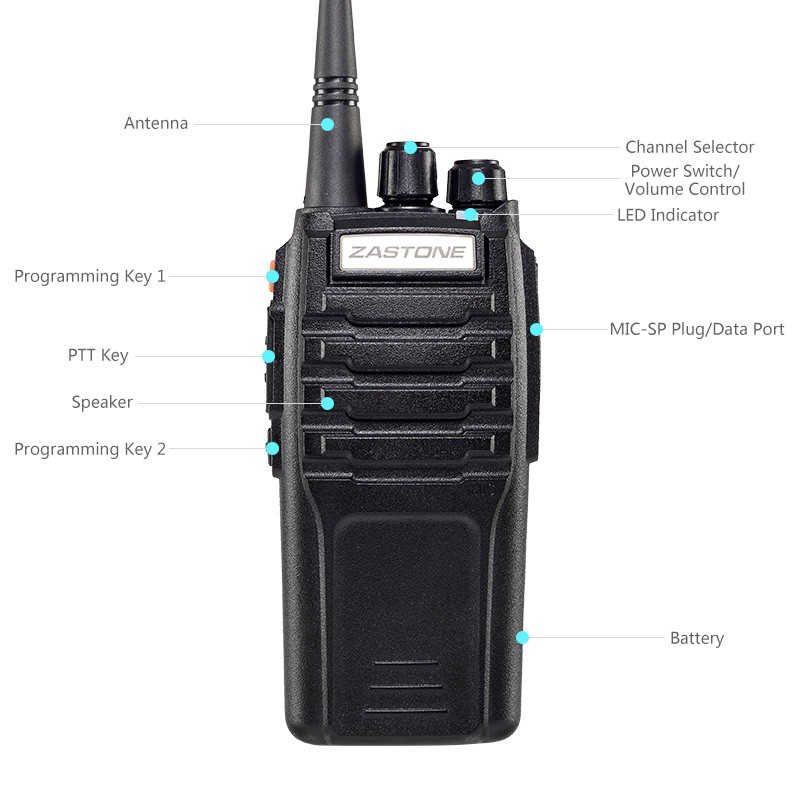 Pocket Radio Manufacturer - ZASTONE ZT-A9 10W VHF Amplifier