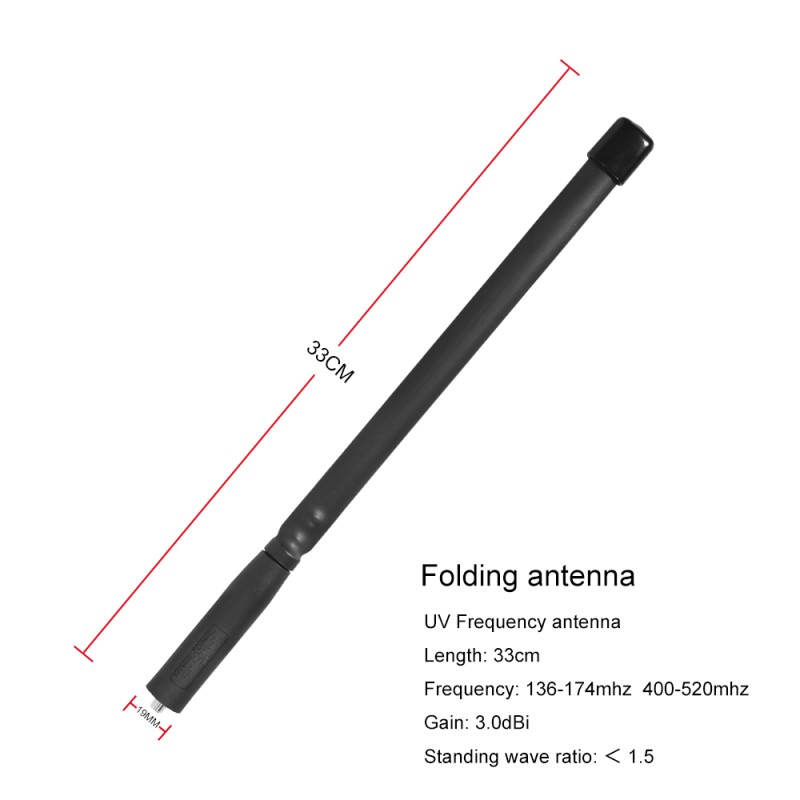 Tactical Antenna Manufacturer - VHF UHF SMA Female Dual