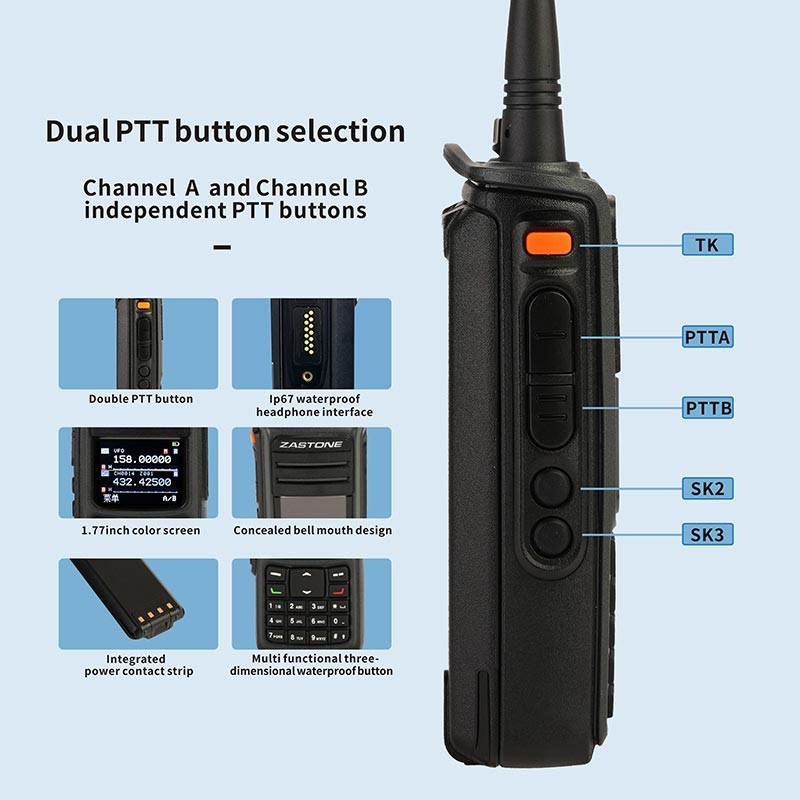 DMR Radio Factory - ZASTONE Digital Dual Band GPS