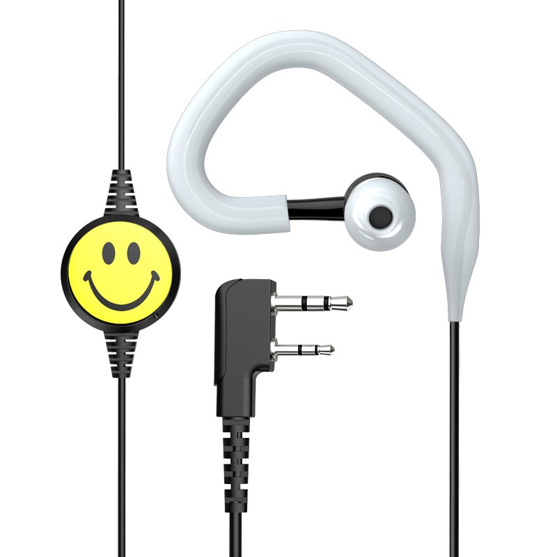 Headset Manufacturer - Smile Face 2 Pin Clear Tube