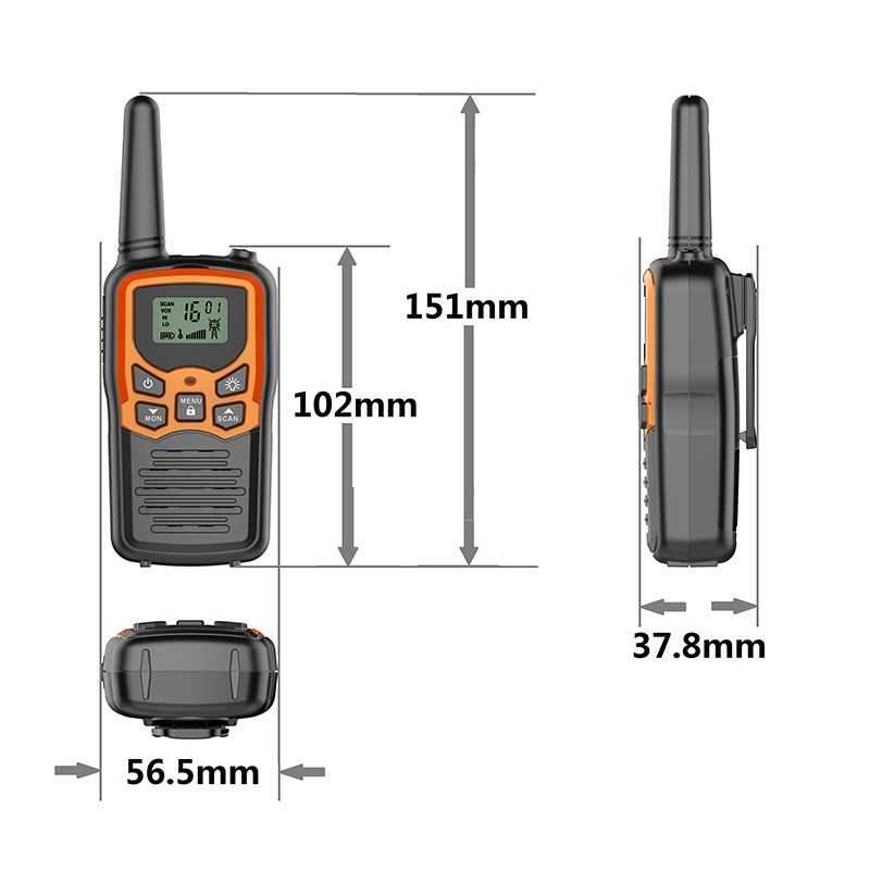 Toy Radio Manufacturer - Cute Design 3-5km PMR