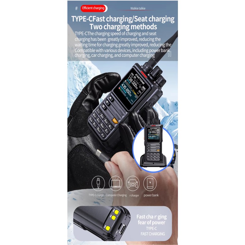 Amateur Radio Manufacturer - ZASTONE M8 10W AM