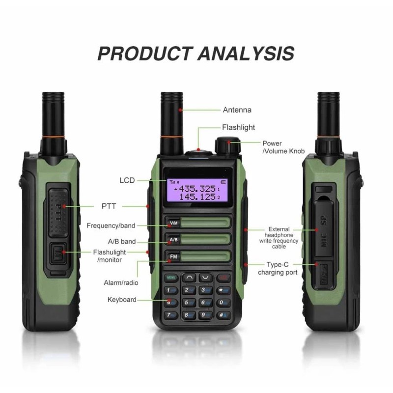 Walkie Talkie Manufacturer - BF UV1601 UHF USB Charger