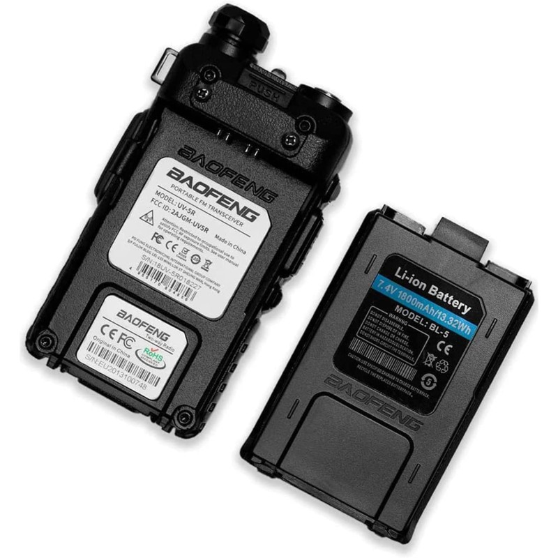 Transceiver Manufacturer - Baofeng UV5R 5W Dual Band
