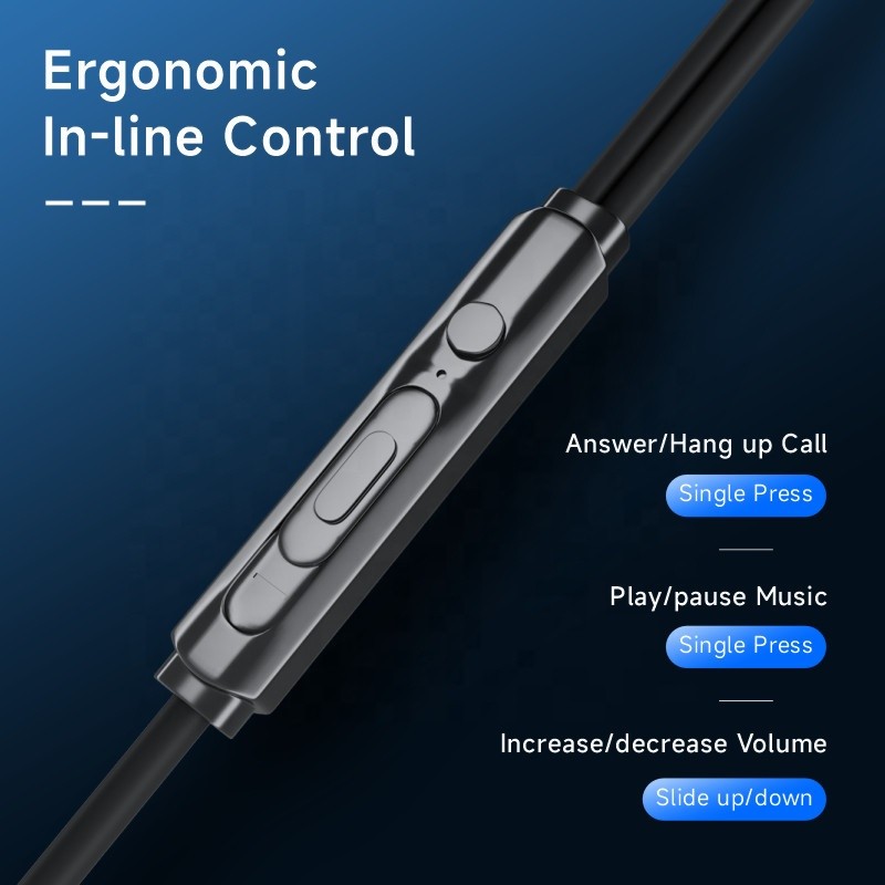 Wired Earphone Manufacturer - Hotriple E8 3.5mm Metal