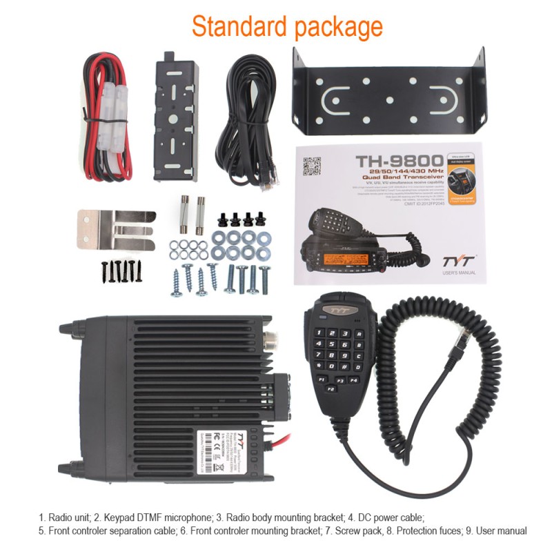Car Radio Factory - TYT TH-9800 50W Quad Band