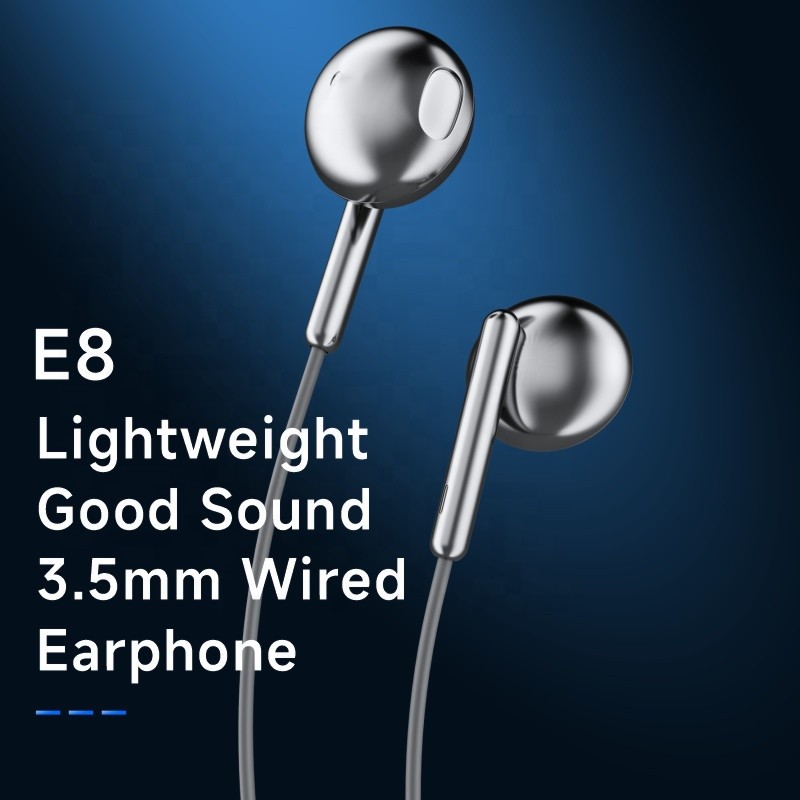 Wired Earphone Manufacturer - Hotriple E8 3.5mm Metal