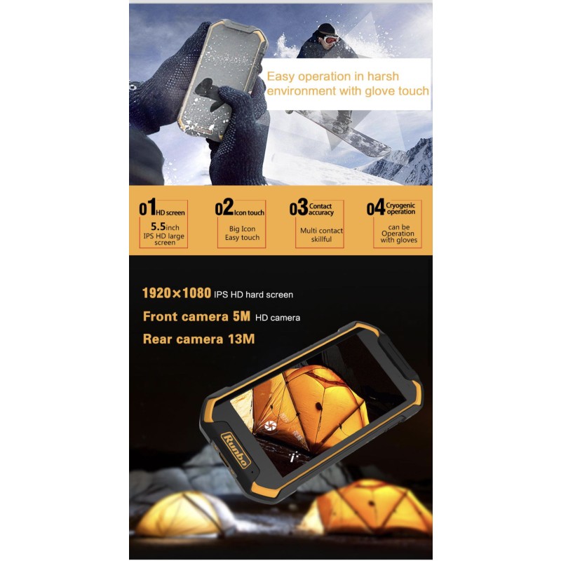 Rugged Phone Manufacturer - Bingxin F3 4G LTE 5.5