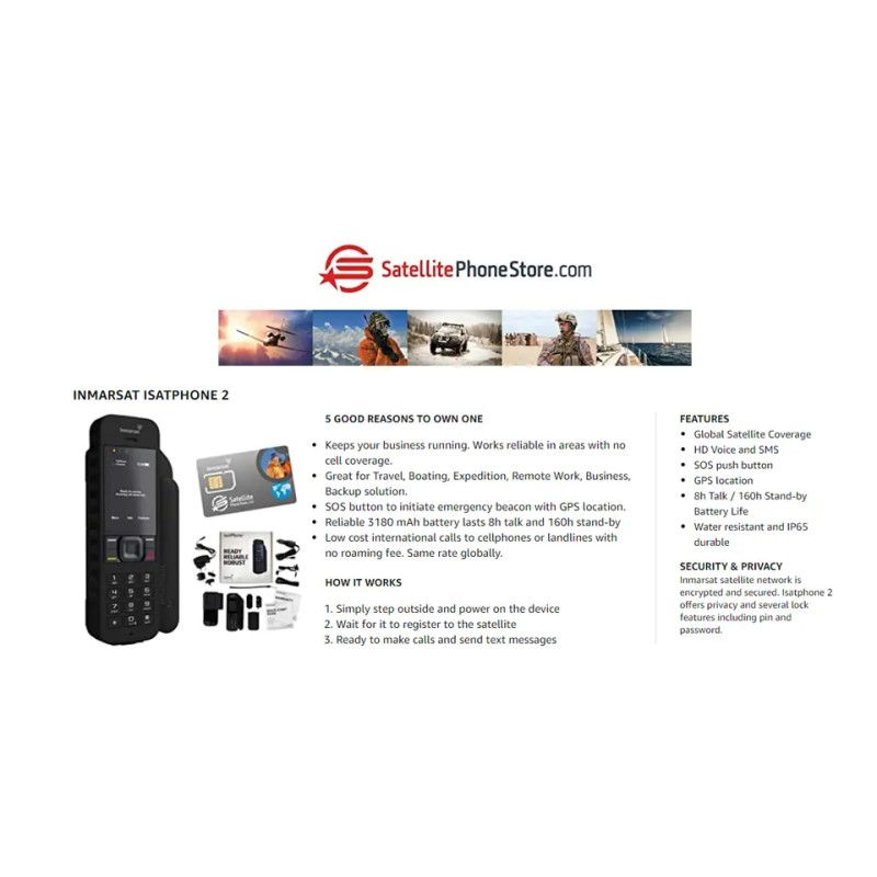 Handheld Phone Manufacturer - Rugged Isatphone 2 Global