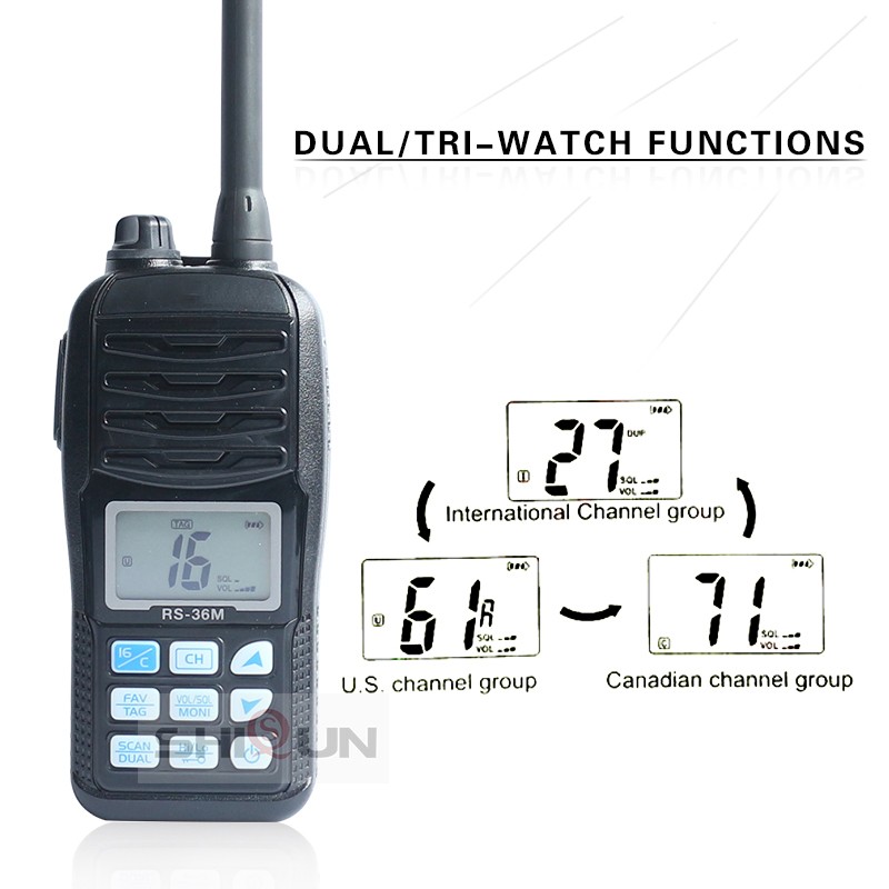 Marine Radio Factory - Quanzhou RS-36m 5W IPX7 VHF