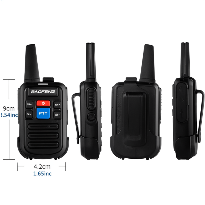 Mini Walkie Talkie Factory - Baofeng BF-C50 USB-C Dual PTT