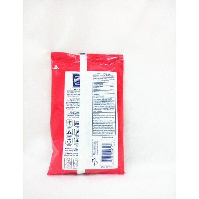 Hand Sanitizing Wipes Supplier - Travel Pack Botanical Antibacterial