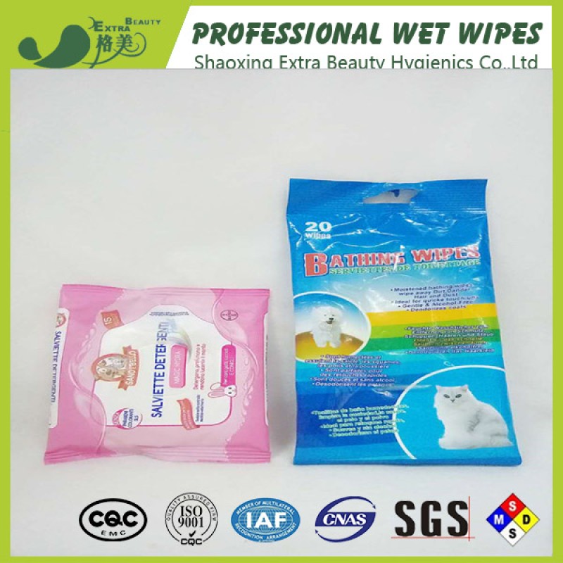 Pet Wet Wipes Manufacturer - OEM Large Pack Antibacterial Disinfecting