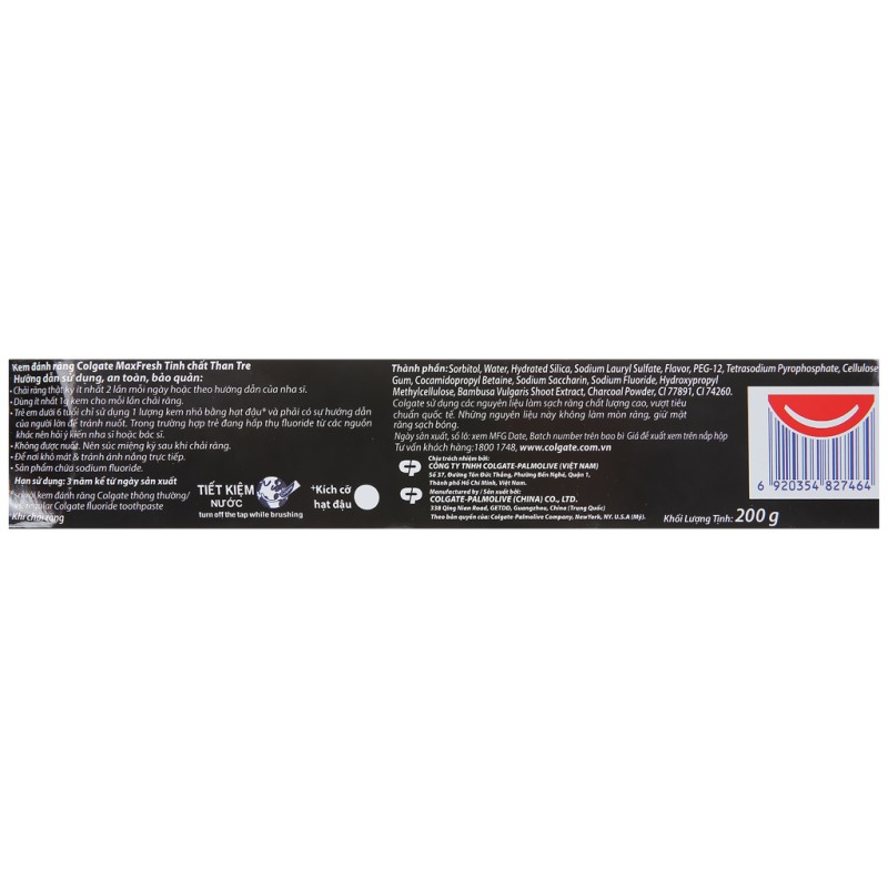 Toothpaste Factory - Bamboo Charcoal Mint 180g Private Label
