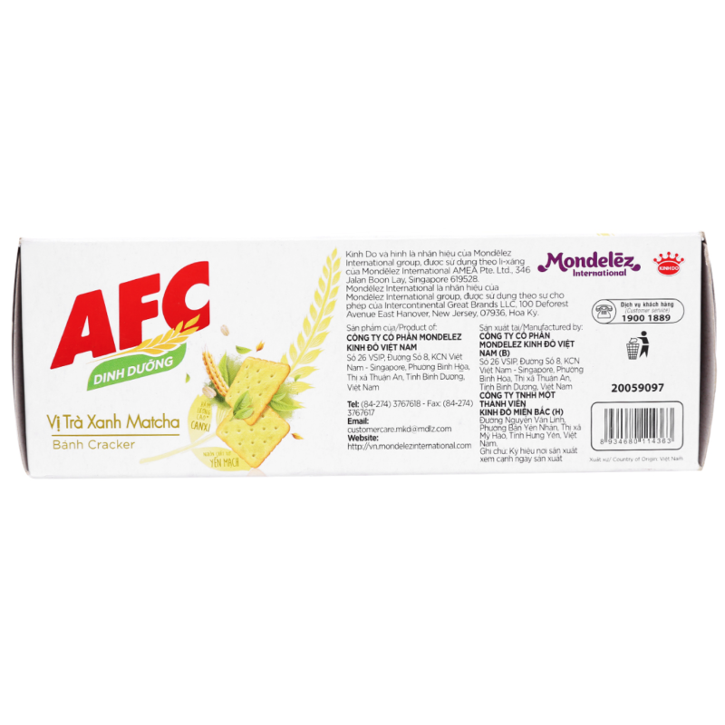 Green Tea Cracker Supplier - AFC Matcha 100g Custom