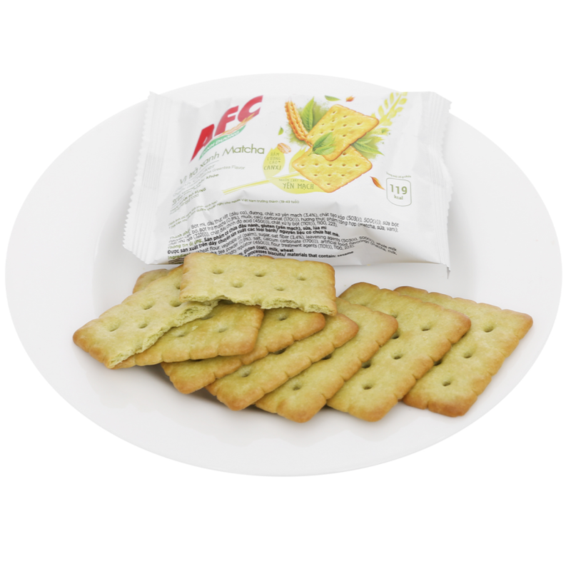 Green Tea Cracker Supplier - AFC Matcha 100g Custom