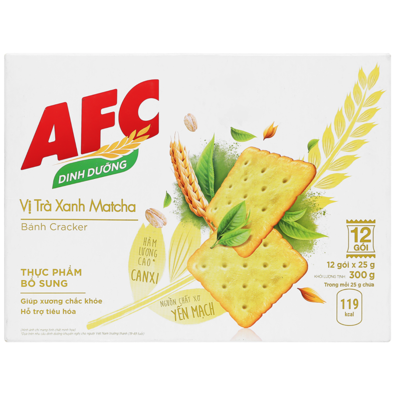 Green Tea Cracker Factory - AFC Matcha Sugar Wafer