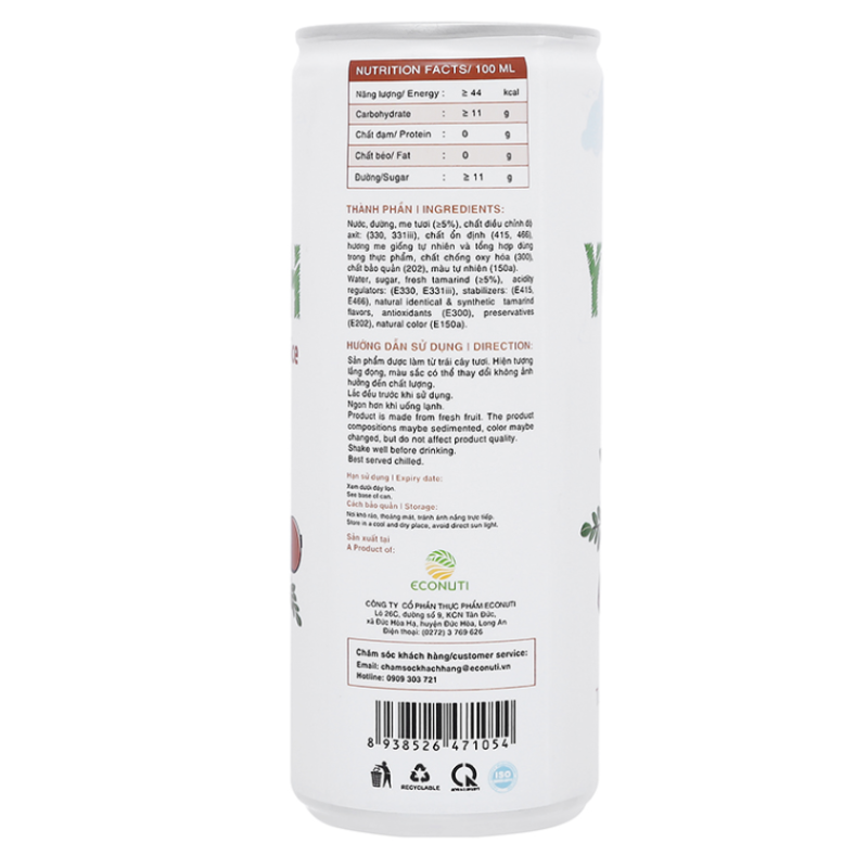 Tamarind Juice Manufacturer - Fresh Squeezed 240ml Bulk