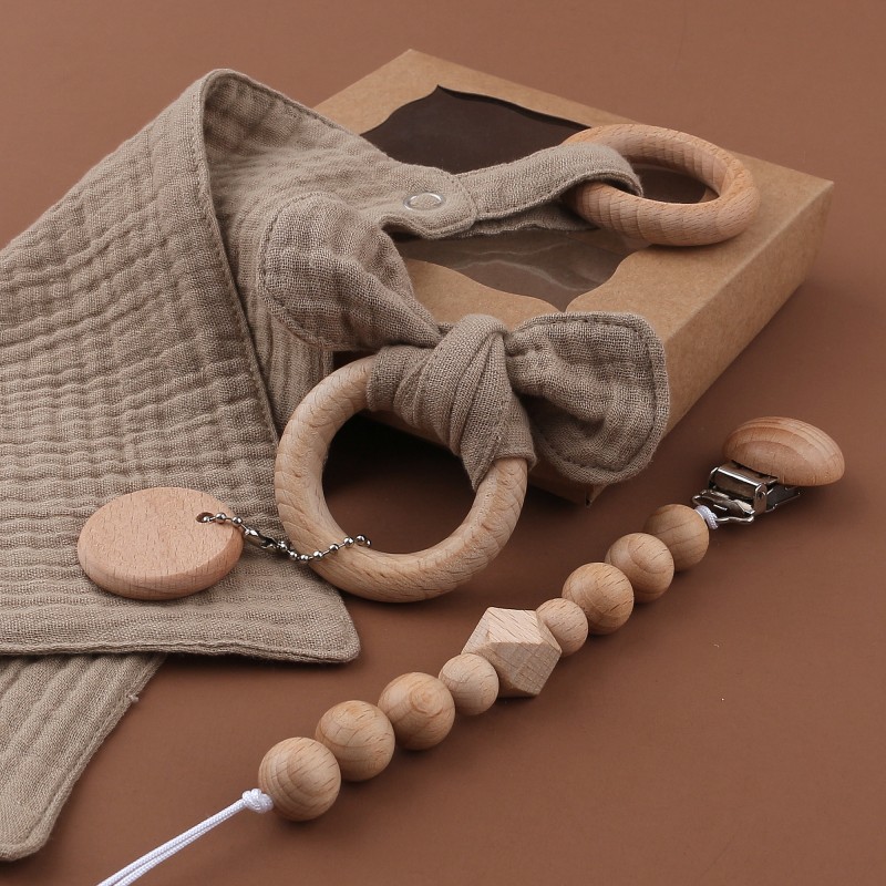 Wooden Teething Toy Factory - Newborn Bathing Set