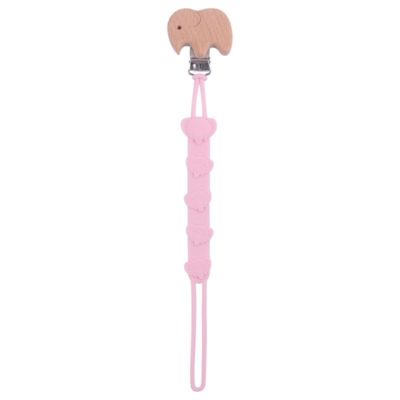Pacifier Clip Manufacturer - Elephant Design Food Grade