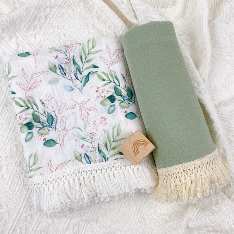 Baby Blanket Manufacturer - Printed Tassel High Quality
