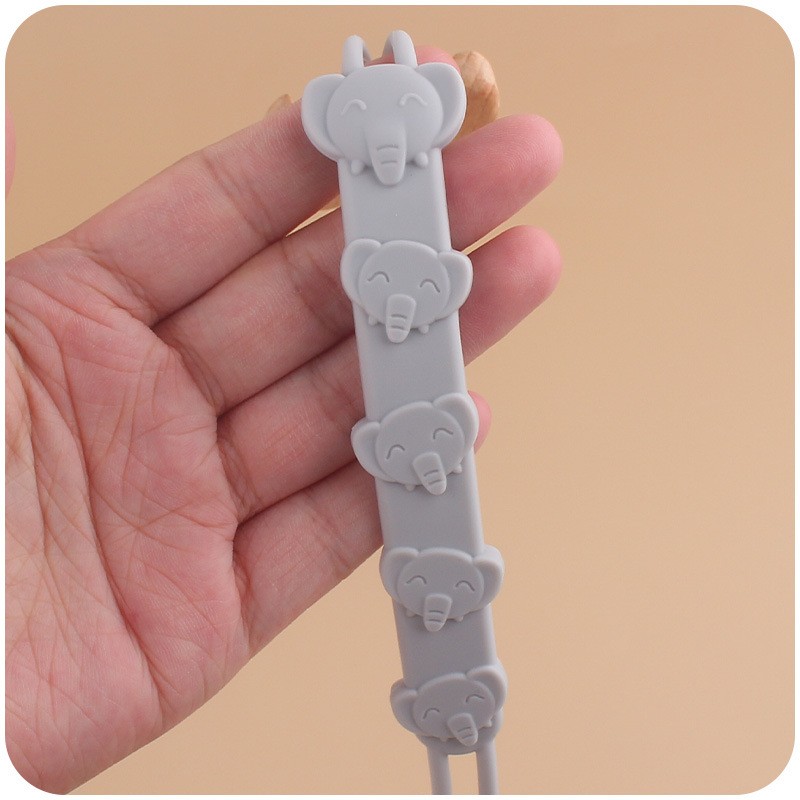 Pacifier Clip Manufacturer - Elephant Design Food Grade