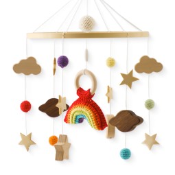Baby Mobile Supplier - Knitted Montessori Boho