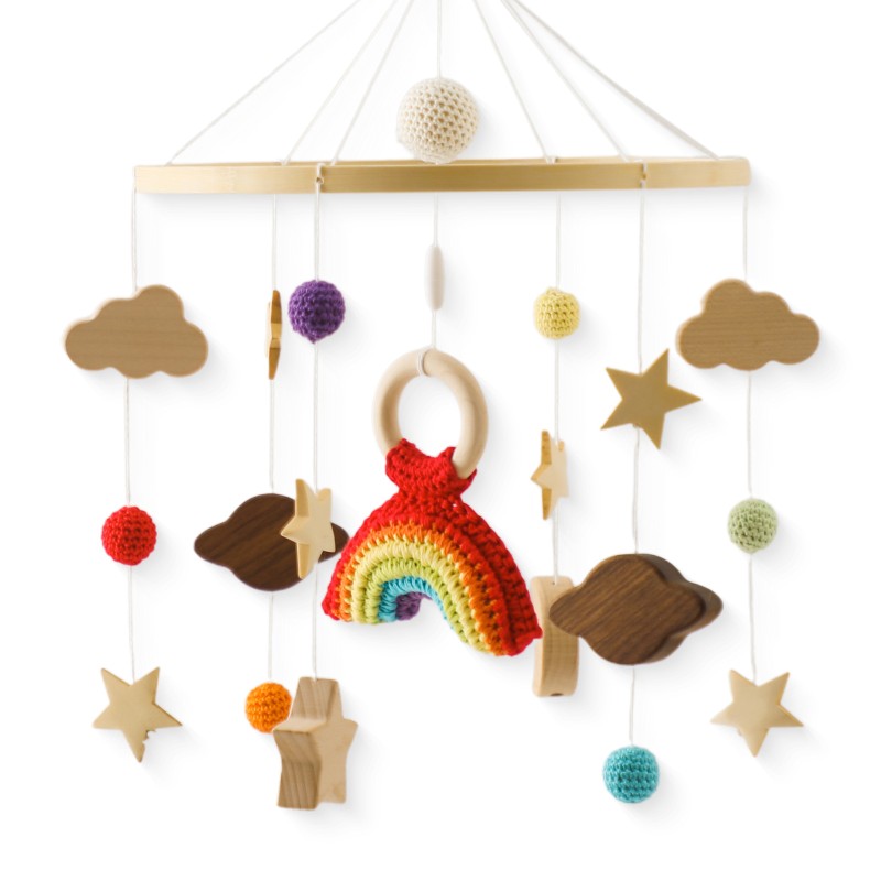 Baby Mobile Supplier - Knitted Montessori Boho